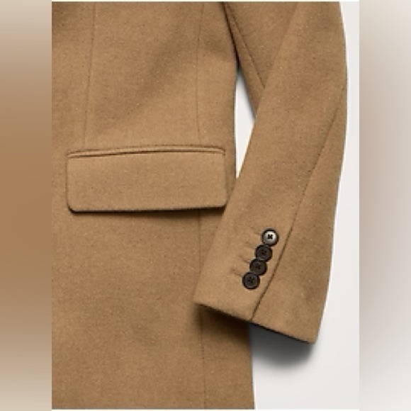 BANANA REPUBLIC ITALIAN MELTON TOPCOAT - Picture 3 of 10